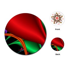 Fractal Construction Playing Cards (round)  by Simbadda