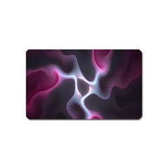 Colorful Fractal Background Magnet (name Card) by Simbadda