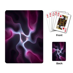 Colorful Fractal Background Playing Card by Simbadda