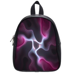 Colorful Fractal Background School Bags (small)  by Simbadda