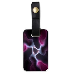 Colorful Fractal Background Luggage Tags (one Side)  by Simbadda