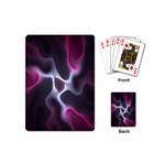 Colorful Fractal Background Playing Cards (Mini)  Back