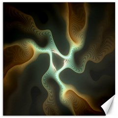 Colorful Fractal Background Canvas 16  X 16   by Simbadda