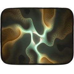 Colorful Fractal Background Double Sided Fleece Blanket (mini)  by Simbadda