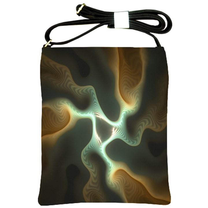 Colorful Fractal Background Shoulder Sling Bags