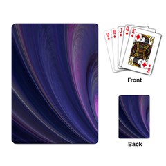 Purple Fractal Playing Card by Simbadda