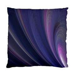 Purple Fractal Standard Cushion Case (two Sides) by Simbadda