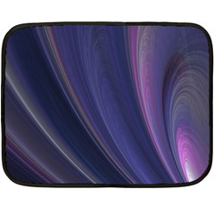 Purple Fractal Fleece Blanket (mini) by Simbadda