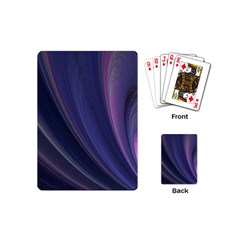 Purple Fractal Playing Cards (mini)  by Simbadda