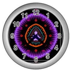 Hypocloid Wall Clocks (silver)  by Simbadda