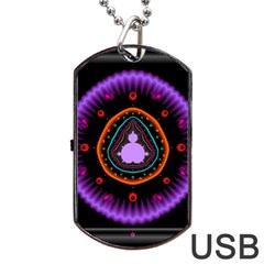 Hypocloid Dog Tag Usb Flash (two Sides)