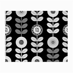 Floral Pattern Seamless Background Small Glasses Cloth by Simbadda