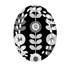 Floral Pattern Seamless Background Ornament (oval Filigree) by Simbadda