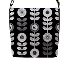 Floral Pattern Seamless Background Flap Messenger Bag (l)  by Simbadda