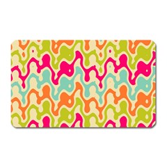 Abstract Pattern Colorful Wallpaper Magnet (rectangular) by Simbadda