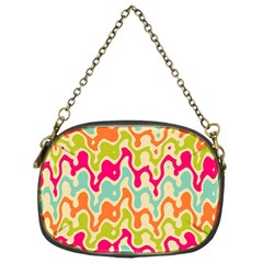 Abstract Pattern Colorful Wallpaper Chain Purses (one Side)  by Simbadda