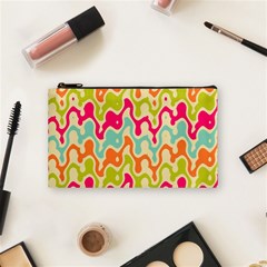 Abstract Pattern Colorful Wallpaper Cosmetic Bag (small)  by Simbadda