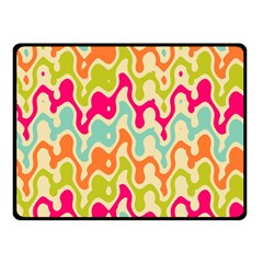 Abstract Pattern Colorful Wallpaper Fleece Blanket (small) by Simbadda