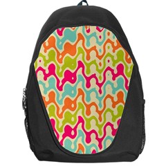 Abstract Pattern Colorful Wallpaper Backpack Bag by Simbadda