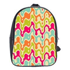 Abstract Pattern Colorful Wallpaper School Bags (xl)  by Simbadda