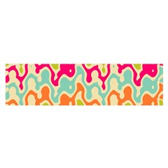 Abstract Pattern Colorful Wallpaper Satin Scarf (oblong) by Simbadda