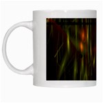 Fractal Rain White Mugs Left