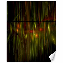 Fractal Rain Canvas 16  X 20   by Simbadda