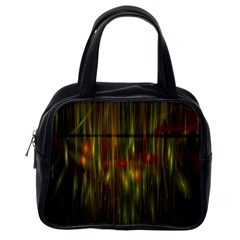 Fractal Rain Classic Handbags (one Side) by Simbadda