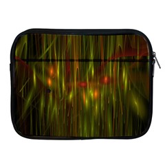 Fractal Rain Apple Ipad 2/3/4 Zipper Cases by Simbadda