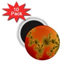 Decorative Fractal Spiral 1.75  Magnets (10 pack)  Front