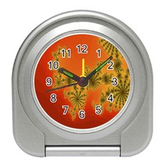 Decorative Fractal Spiral Travel Alarm Clocks