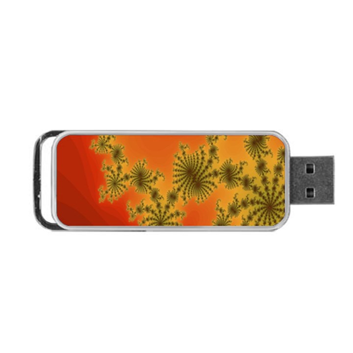 Decorative Fractal Spiral Portable USB Flash (Two Sides)