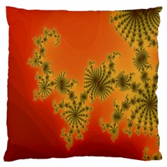 Decorative Fractal Spiral Standard Flano Cushion Case (one Side) by Simbadda