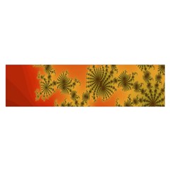 Decorative Fractal Spiral Satin Scarf (oblong) by Simbadda