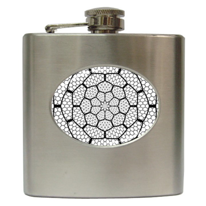 Grillage Hip Flask (6 oz)