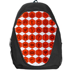 Icon Library Web Icons Internet Social Networks Backpack Bag by Simbadda