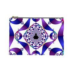 Ring Segments Cosmetic Bag (large)  by Simbadda