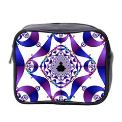 Ring Segments Mini Toiletries Bag 2-side by Simbadda