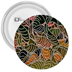 Floral Pattern Background 3  Buttons by Simbadda