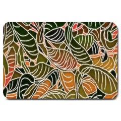 Floral Pattern Background Large Doormat  by Simbadda