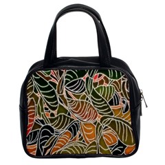 Floral Pattern Background Classic Handbags (2 Sides) by Simbadda