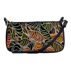 Floral Pattern Background Shoulder Clutch Bags by Simbadda