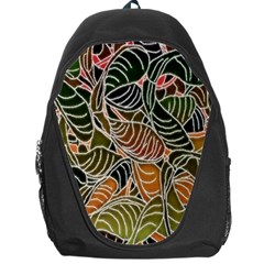 Floral Pattern Background Backpack Bag by Simbadda