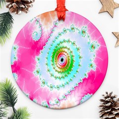 Decorative Fractal Spiral Ornament (round) by Simbadda