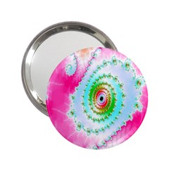 Decorative Fractal Spiral 2 25  Handbag Mirrors by Simbadda