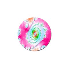 Decorative Fractal Spiral Golf Ball Marker (4 Pack) by Simbadda