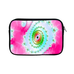 Decorative Fractal Spiral Apple Ipad Mini Zipper Cases by Simbadda