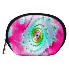 Decorative Fractal Spiral Accessory Pouches (medium)  by Simbadda