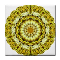 Fractal Flower Tile Coasters by Simbadda