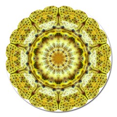 Fractal Flower Magnet 5  (round) by Simbadda